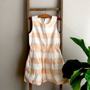 Pink & White Striped Dress